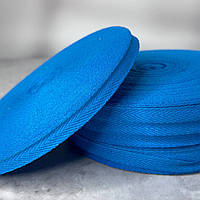 Темно-голубая киперная лента 1 см (киперная тесьма 10мм)