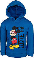 Blue 3T Толстовка з капюшоном для маленьких хлопчиків Disney Mickey Mouse, червона 2T