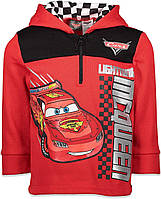 Флисовый пуловер с капюшоном и молнией до половины Disney Cars для мальчиков Lightning McQueen