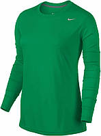 X-Large Apple Green Женская футболка с длинным рукавом Nike Legend T
