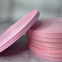 Розовая киперная лента 1 см (киперная тесьма 10мм)