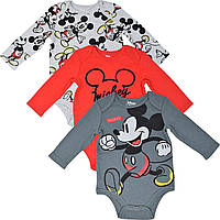 Newborn Mickey Mouse Disney King Lion Winnie the Pooh Mickey Mouse Minnie Mouse Baby 3 Pack Bodysuits New