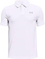 Medium White Поло Under Armour Boys' Performance Golf