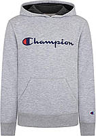 Large Heritage Oxford Heather Детская одежда Champion Толстовки Толстовка с капюшоном из флиса Youth Heri