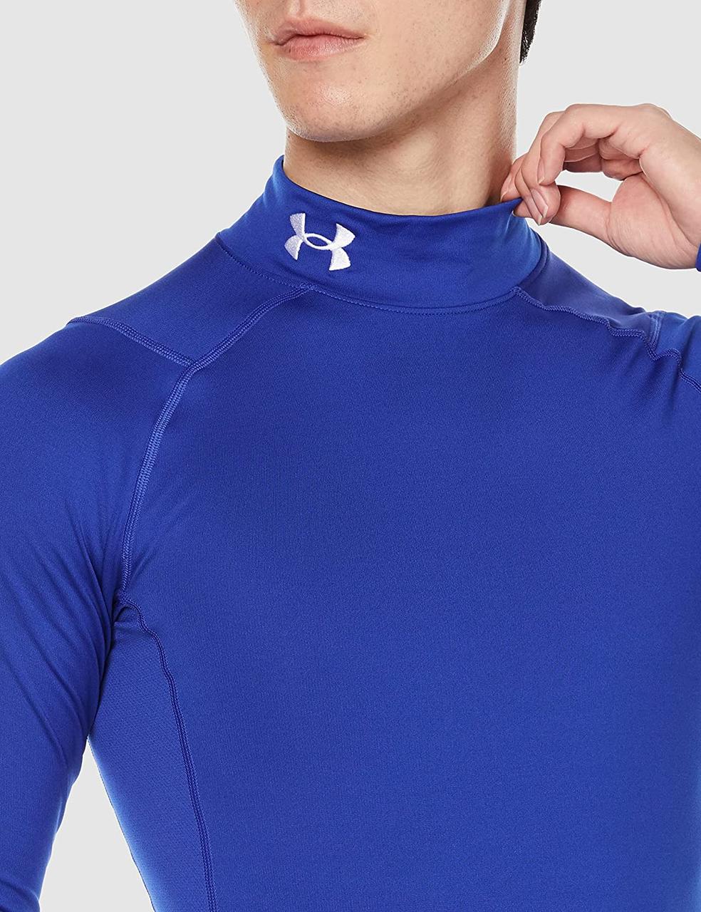 Royal (400)/White XX-Large Мужская компрессионная модель Under Armour ColdGear - фото 4 - id-p1774199449