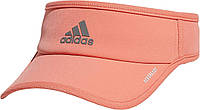 Semi Coral Fusion Pink/Silver Metallic One Size Женский козырек adidas Superlite Performance