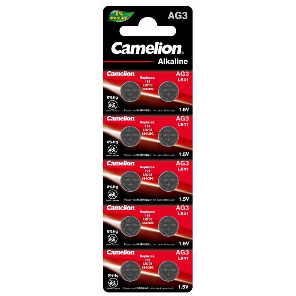 Батарейка таблетка Camelion AG3 (LR41) (AG3-BP10)
