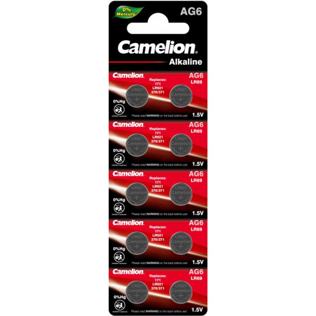 Батарейка таблетка Camelion AG6/LR6 (AG6-BP10)