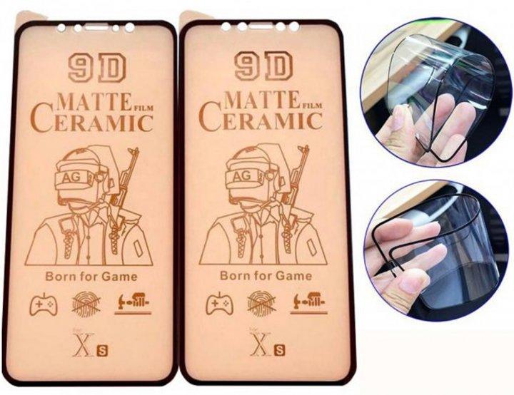 Apple iPhone 6 Plus/6S Plus Захисне скло Matte Ceramic Glass Black тех. пакування