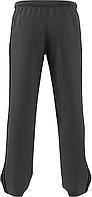 Medium Dark Grey Heather/Black Мужские спортивные штаны adidas Essentials с открытым подолом и 3 полоскам