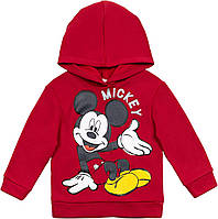 Awesome Red 18 Months Толстовка с капюшоном для малышей Disney Mickey Mouse Red 2T