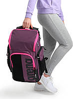 Plum/Neon Pink Spiky Iii Рюкзак Arena Team 45 л / Spiky III, спортивный рюкзак для спортсменов по плавани