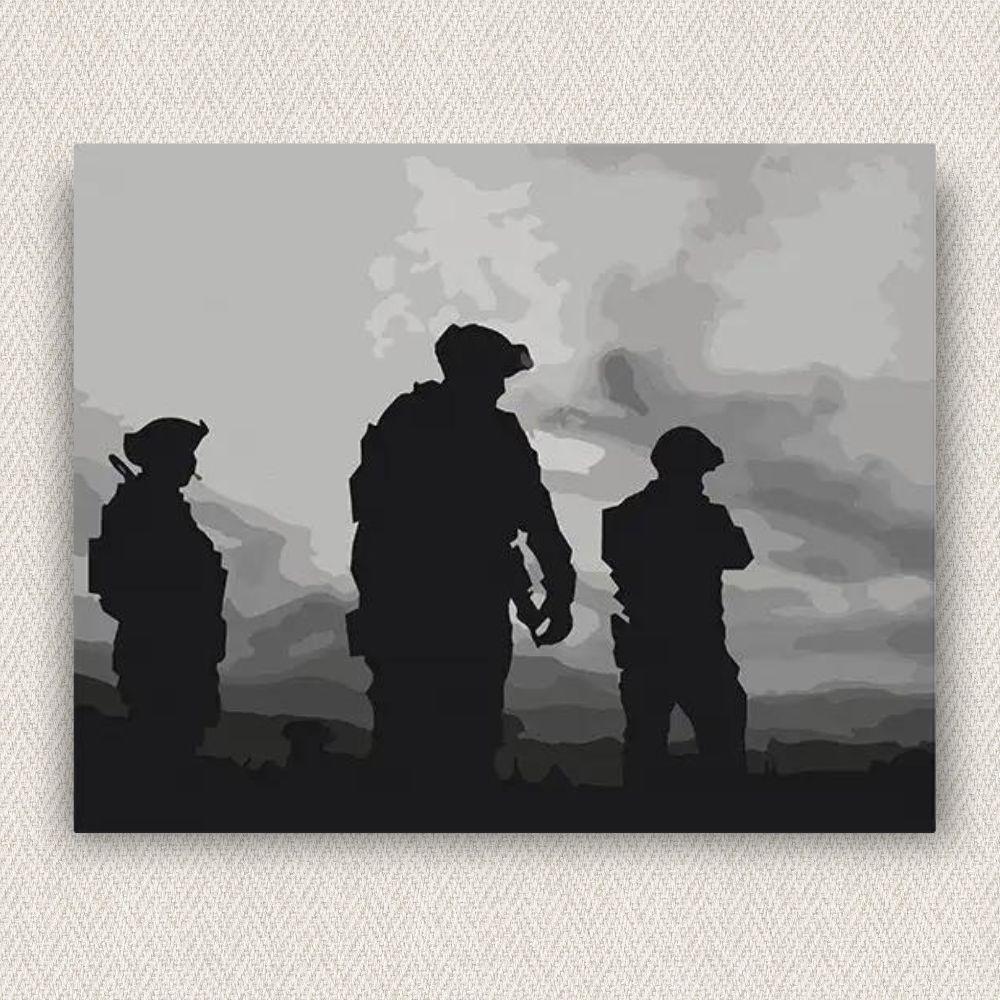 Картина за номерами Розвідка UA 40*50 см ArtCraft 10380-NN pbn-p