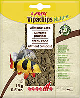 Корм Sera Vipachips Nature для донных рыб в чипсах 15 гр