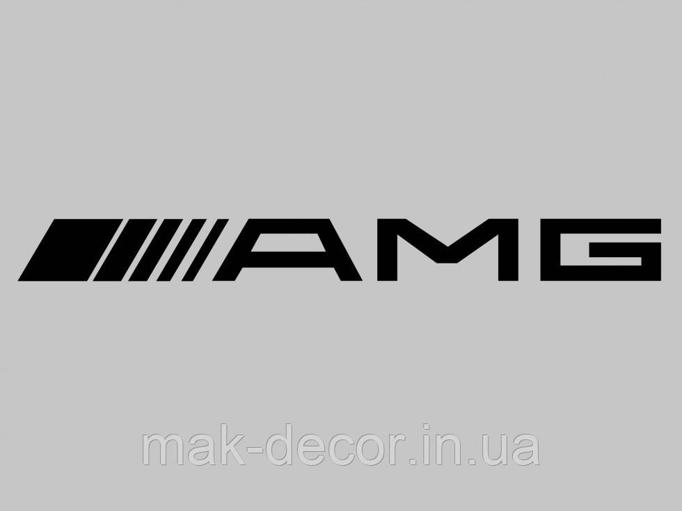 Вінілові наклейки " AMG " 3х20 см