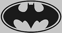 Вінілова наклейка на авто - Batman 13х20 см
