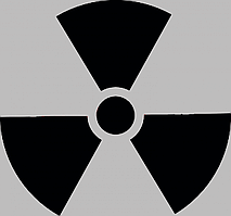 Вінілові наклейки " Radioactive " 15х15 см