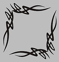 Вінілові наклейки " Абстракція на кути " 20х22 см