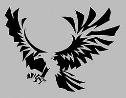 Вінілові наклейки " Орел " 25х35 см