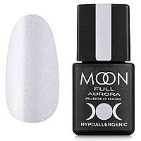 База Moon Full Aurora Base 2008 (ніжно-бузковий з дрібним шимером), 8ml