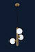 Люстра підвісна білі кулі в стилі лофт Levistella 761V1017-3 BRZ+WH, фото 2