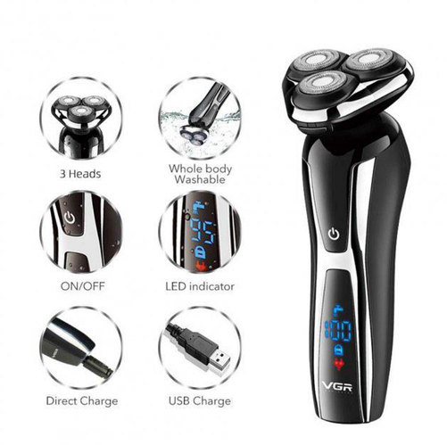 Электробритва для мужчин VGR V-309 для сухого и влажного бритья ...