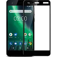 Защитное стекло Nokia 2 (противоударное стекло для телефона нокиа 2)