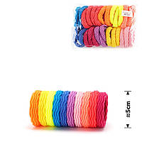 Резинка для волосся, мікрофібра , хвиляста,30штук упаковка