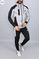 Спортивный костюм Adidas Climacool Адидас Белый с черным (с капюшоном) Весна/Лето/Осень