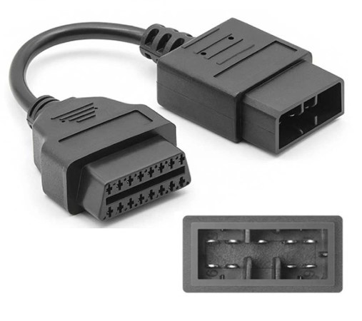 Діагностичний перехідник 9 pin на 16 pin OBD2 Subaru
