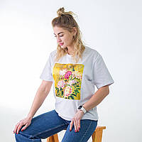 Футболка з картиною Катерини Білокур "Півонії" | Peonies T-shirt (Kateryna Bilokur Edition)