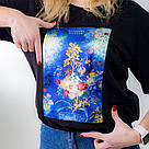 Футболка з картиною Катерини Білокур "Квіти на блакитному тлі" | Flowers on the blue background T-shirt (Kater, фото 2