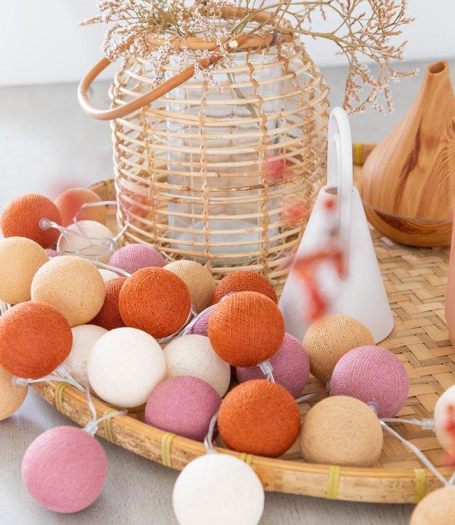 Гірлянда — нічник Cottonballlight 20 кульок у коробці Rusty, мультиколир, фото 1