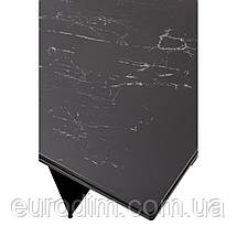 Fjord Black Marble стіл розкладний кераміка 200-300 см, фото 2