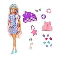 Кукла Барби и набор для украшений Звездная красотка Barbie "Totally Hair" HCM88