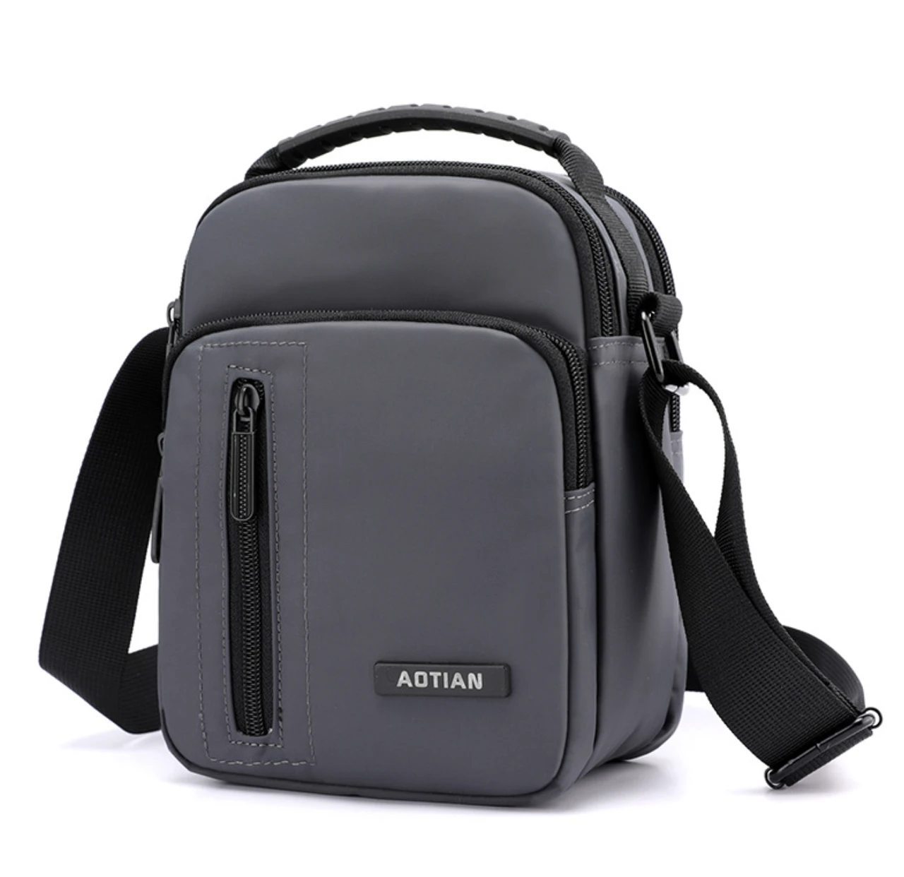 Сумка Чоловіча M&JJ Сірий 15х20х10 см (2094), фото 1