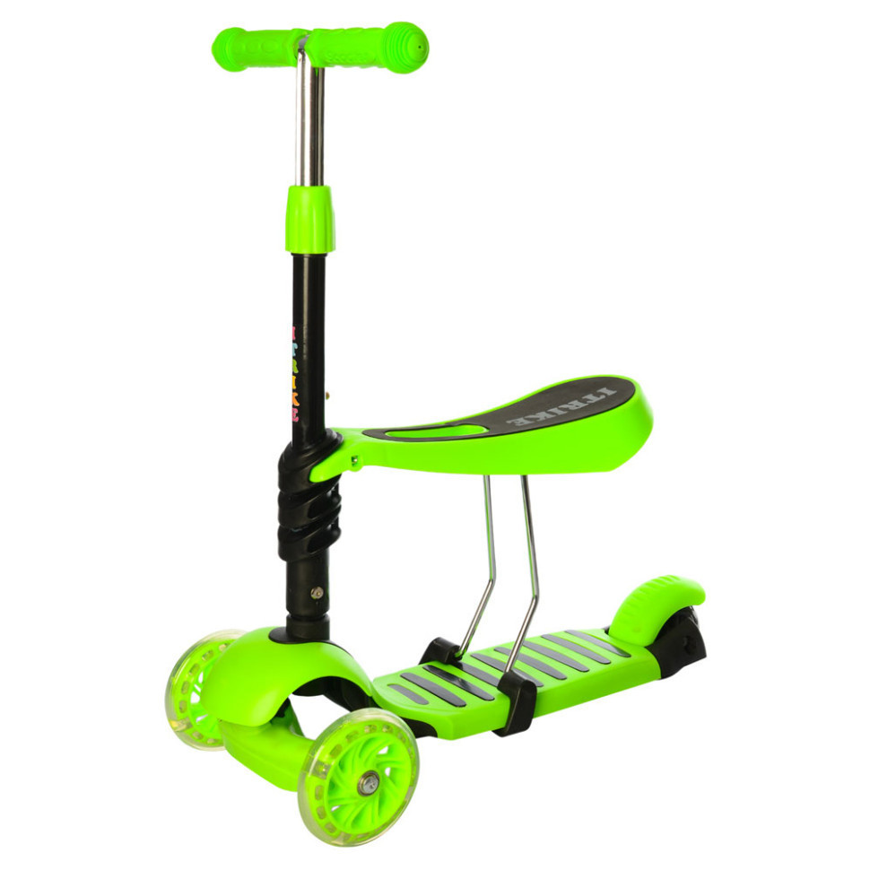 Детский Самокат ITrike JR 3-054-G MAXI с Корзинкой — в Категории ...