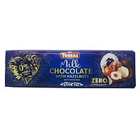 Шоколад Torras ZERO Milk Hazelnuts без цукру 300 грам