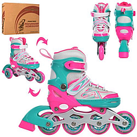 Ролики розсувні Profi A4148-XS-PBL розмір (27-30)