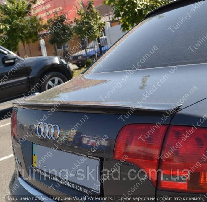 Спойлер Audi A4 B6 (спойлер на кришку багажника Ауді А4 Б6), фото 1