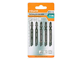 Пилки для лобзика для металу Sturm 9019-03-118G (пряме чисте різання)