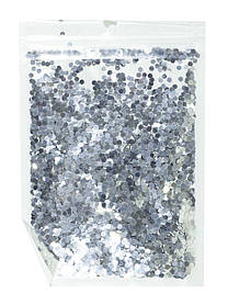 Конфеті шестигранник, срібло 3 мм, 15 г 6402