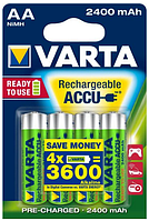 Аккумулятор AA Ni-MH 2400 мАh 1.2V VARTA RECHARGEABLE ACCU BLI4