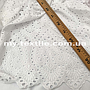 Батист прошва вишивка Італія Білий, фото 2