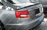 Спойлер Ауді А6 С6 (спірлер на кришку багажника Audi A6 C6), фото 4