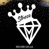 Вінілова наклейка на автомобіль — Діамант, Diamant Stance