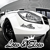 Вінілова наклейка на автомобіль — Low&Slow
