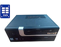 Неттоп Terra /Core i3-6100T (2 (4) ядра по 3.2 GHz) / 4 GB DDR4 / 120 GB SSD /HD Graphics 530 / DVD-ROM