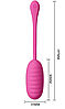 Віброяйце кероване смартфоном Pretty Love - Kirk Mobile APP remote control, фото 9
