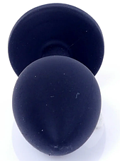Силіконовий анальний затор Boss Series - Jewellery Black Silicon PLUG Small Pink S, фото 6